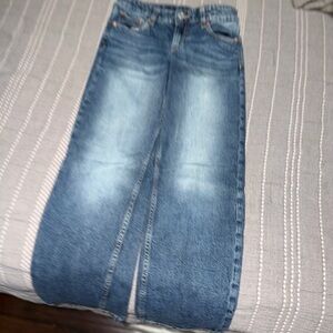 H&M Girl’s Faded Blue Boot Cut Jeans